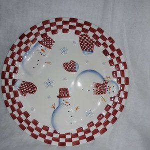 Vintage Bath and Bodyworks Plate (Christmas theme)